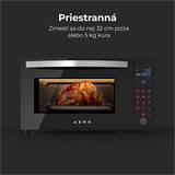 AENO Elektrická rúra EO1:1600W, 30L, 6 automatických programov, dvierka s dvojitým sklom, casovac 120 min, LCD displej